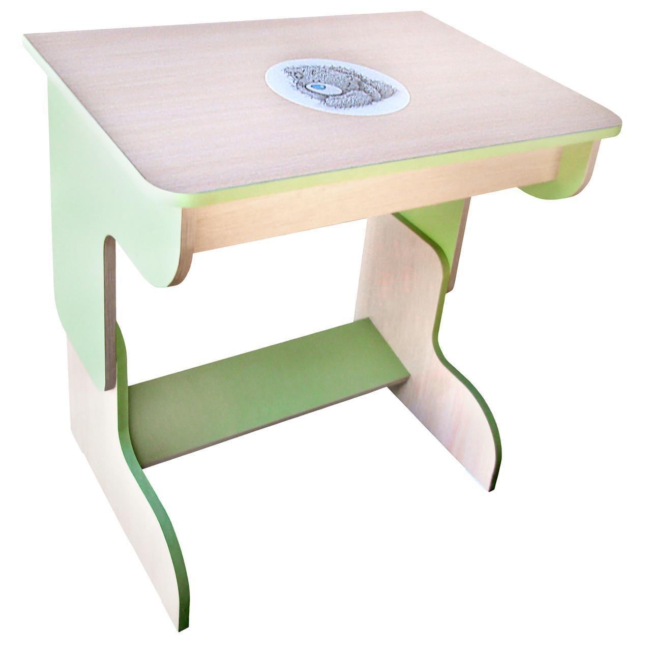 Парта регулируемая МАКСИ-Мебель Миша 2 Тедди Дуб молочный/Зеленая вода (10458)