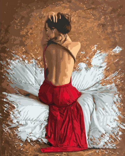 Картина за номерами Ідейка Забливий погляд 40x50 см (skl-КНО4546)