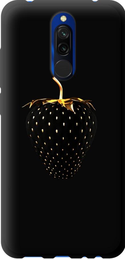 Чохол на Xiaomi Redmi 8 Чорна полуниця (3585b-1806-42517)