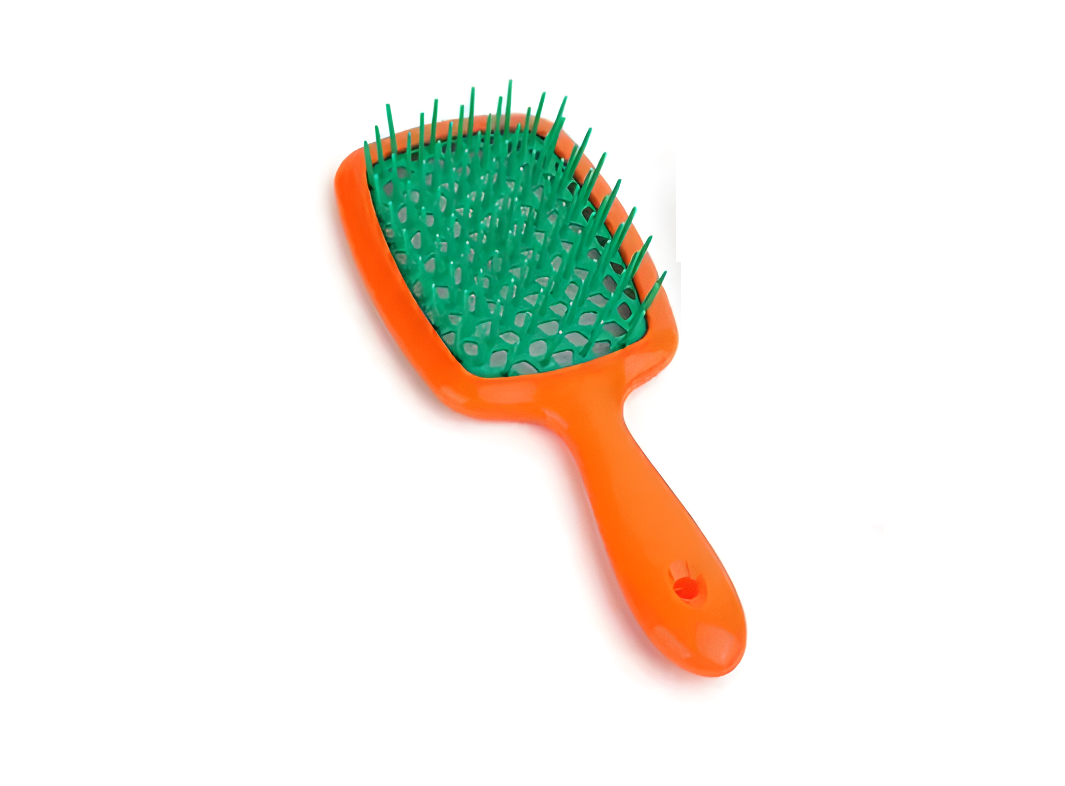 Расческа для волос Super Hair Brush Оранжевый/Зеленый (16341059722)