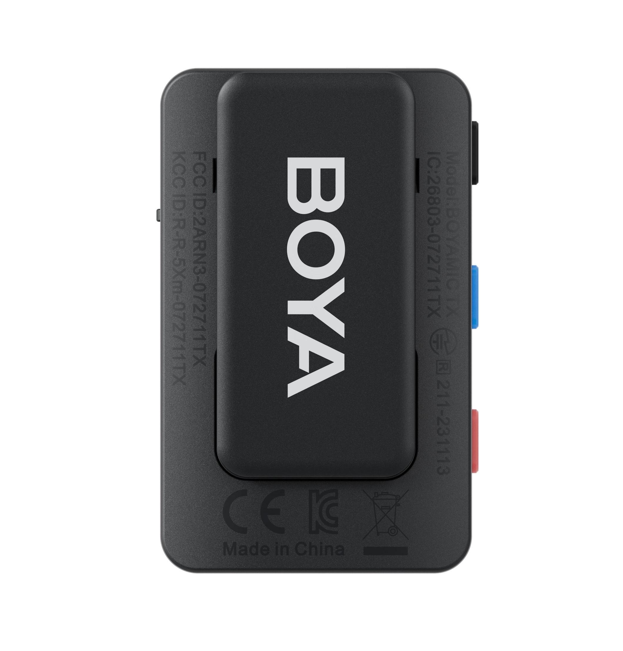 Микрофон петличный Boya Boyamic для видеокамеры/iPhone/Android с зарядным кейсом профессиональный 2 шт. (50030) - фото 12 Микрофон петличный Boya Boyamic для видеокамеры/iPhone/Android с зарядным кейсом профессиональный 2 шт. (50030) - фото 12