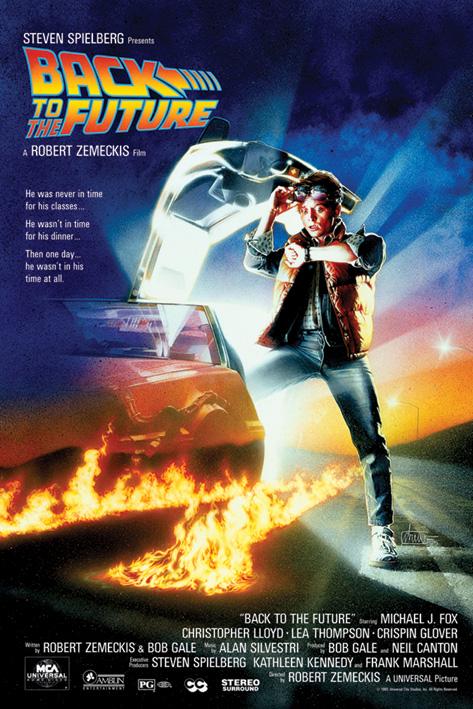 Постер плакат Назад В Будущее/Back to the Future One-Sheet 61x91,5 см