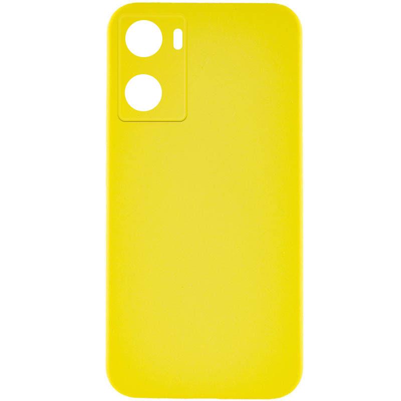 Протиударний чохол Silicone Cover Lakshmi Full Camera (AAA) для Oppo A57s / A77s Жовтий / Yellow