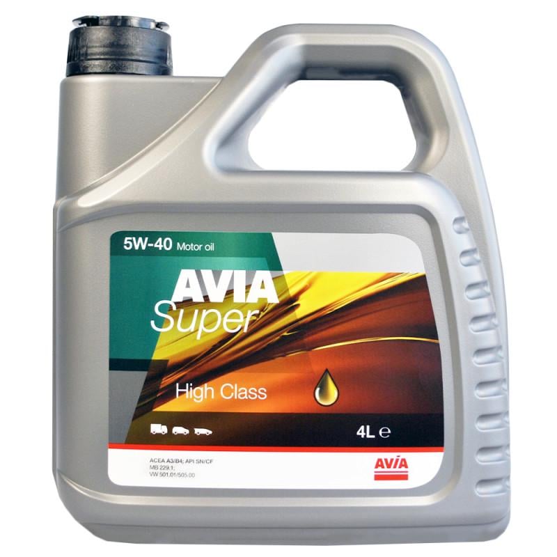 Масла моторные Avia SUPER 5 W40 4 л