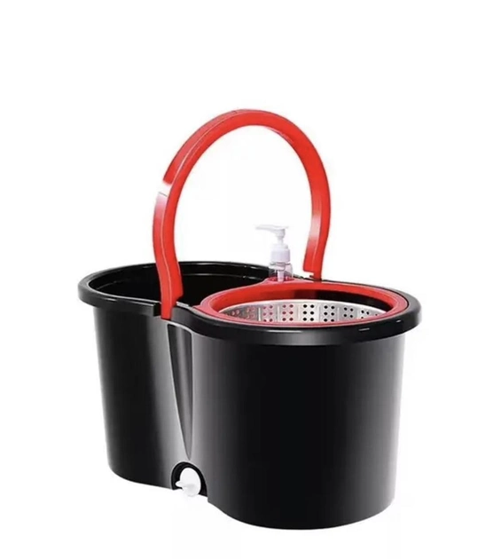 Швабра с ведром Spin Mop и автоматическим отжимом - фото 4