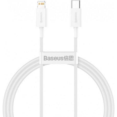 Кабель BASEUS Superior Series Fast Charging Type-C to Lightning PD 20W 1,5 м White (CATLYS-B02) Кабель BASEUS Superior Series Fast Charging Type-C to Lightning PD 20W 1,5 м White (CATLYS-B02)