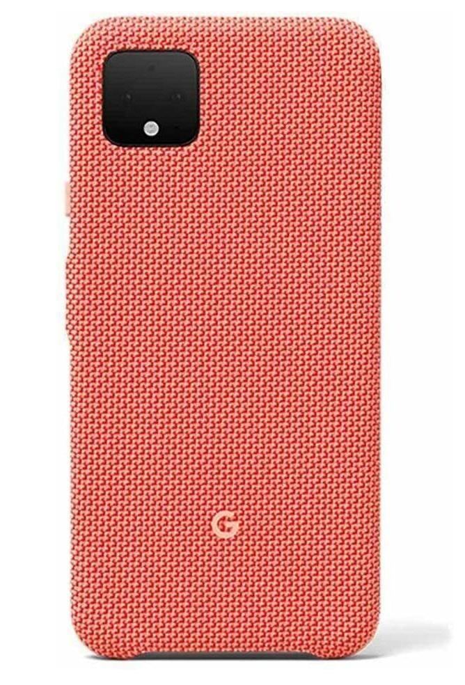 Противоударный чехол Soft Knit Fabric Case GA01282 для Google Pixel 4 Could Be Coral - фото 1