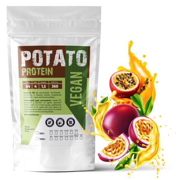 Протеин картофельный 84% белка безлактозный 33 порции 1 кг Маракуйя (21-125-ptp-m1) Протеин картофельный 84% белка безлактозный 33 порции 1 кг Маракуйя (21-125-ptp-m1)