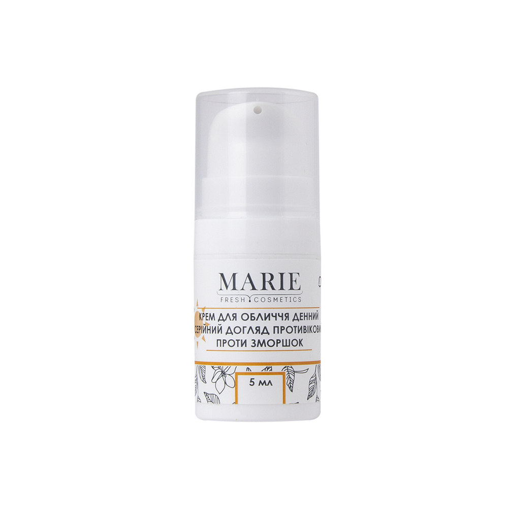 Крем для обличчя денний проти зморшок Marie Fresh Cosmetics 5 мл (21204) - фото 1