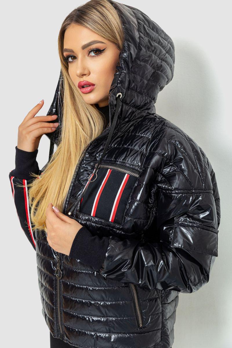 Куртка жіноча Ager демісезонна 4XL-5XL Чорний (102R5222) - фото 5 Куртка жіноча Ager демісезонна 4XL-5XL Чорний (102R5222) - фото 5