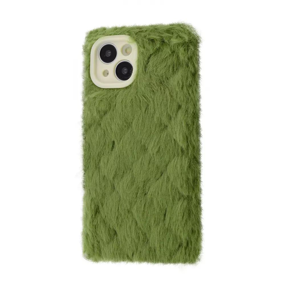 Чехол для телефона PRC Fluffy Love Case iPhone 13 Green Чехол для телефона PRC Fluffy Love Case iPhone 13 Green
