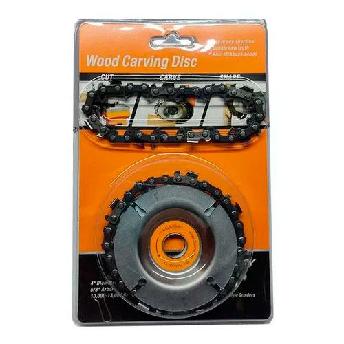 Диск пильный для болгарки цепной 102 мм по дереву (828384) Диск пильный для болгарки цепной 102 мм по дереву (828384)