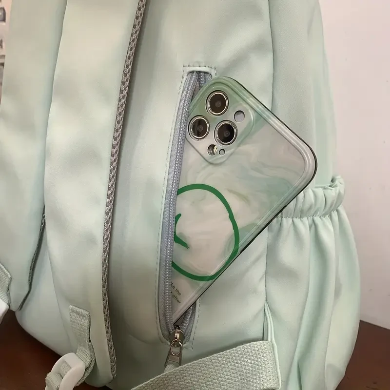 Рюкзак шкільний унісекс Ніжно-зелений (Р-003) - фото 7 Рюкзак шкільний унісекс Ніжно-зелений (Р-003) - фото 7