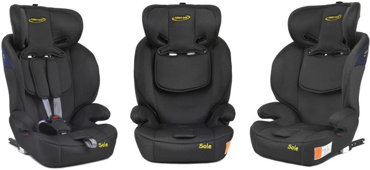 Автокрісло дитяче Summer Baby Sole Isofix 9-36 кг Чорно-синій - фото 6