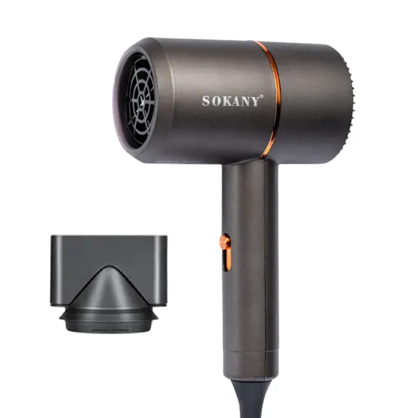 Фен для волос Sokany SK-2202 с концентратором Серый (29870993)