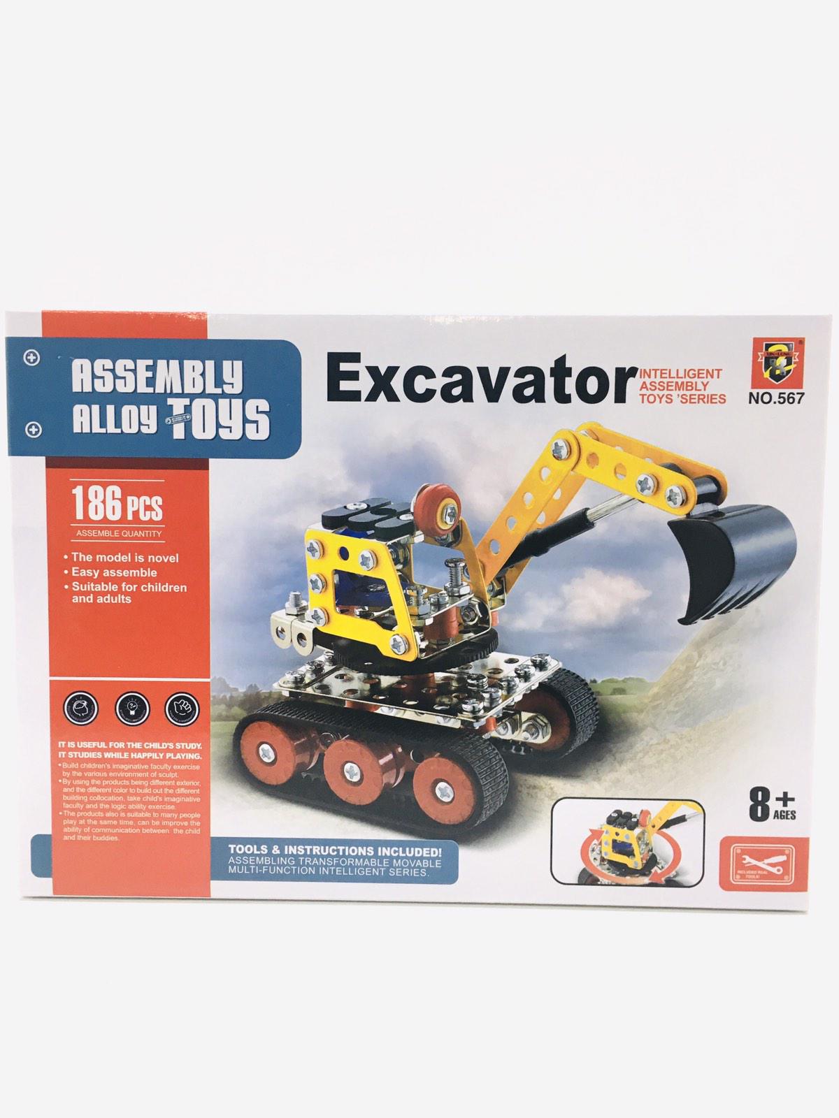 Конструктор металлический Bambi 186 деталей (567) Конструктор металлический Bambi 186 деталей (567)