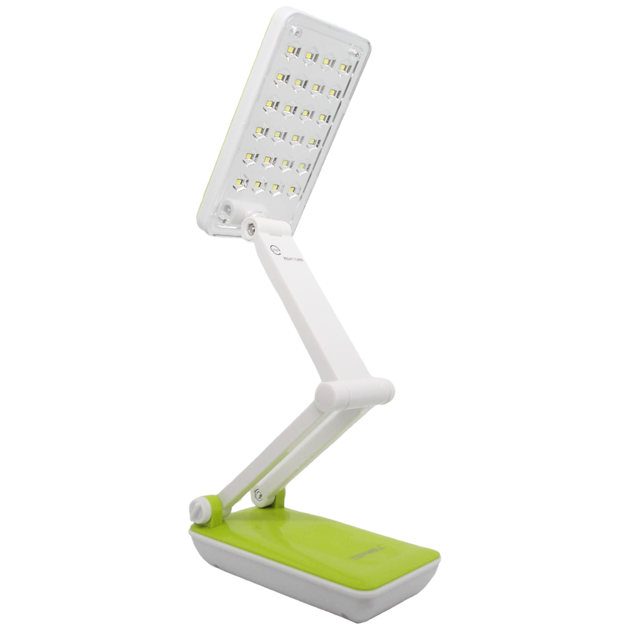 Настольная лампа светодиодная TOPWELL 1019 аккумуляторная 1200 mAh 24 LED Green (3_00924) - фото 3