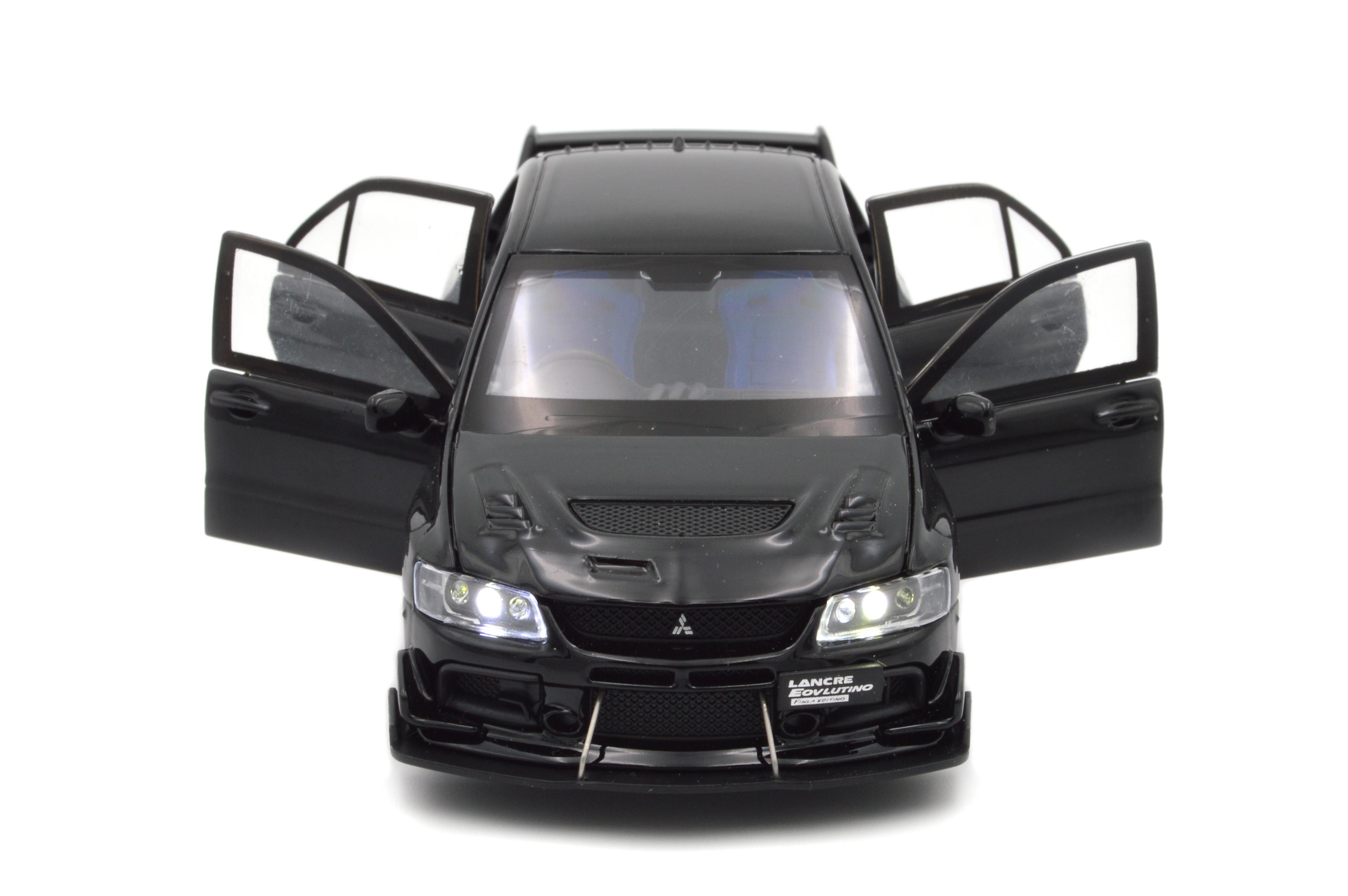 Іграшкова машинка металева Mitsubishi Lancer Evolution X 1:32 світло/звук/інерція/відкриваються двері (20651B) - фото 8 Іграшкова машинка металева Mitsubishi Lancer Evolution X 1:32 світло/звук/інерція/відкриваються двері (20651B) - фото 8