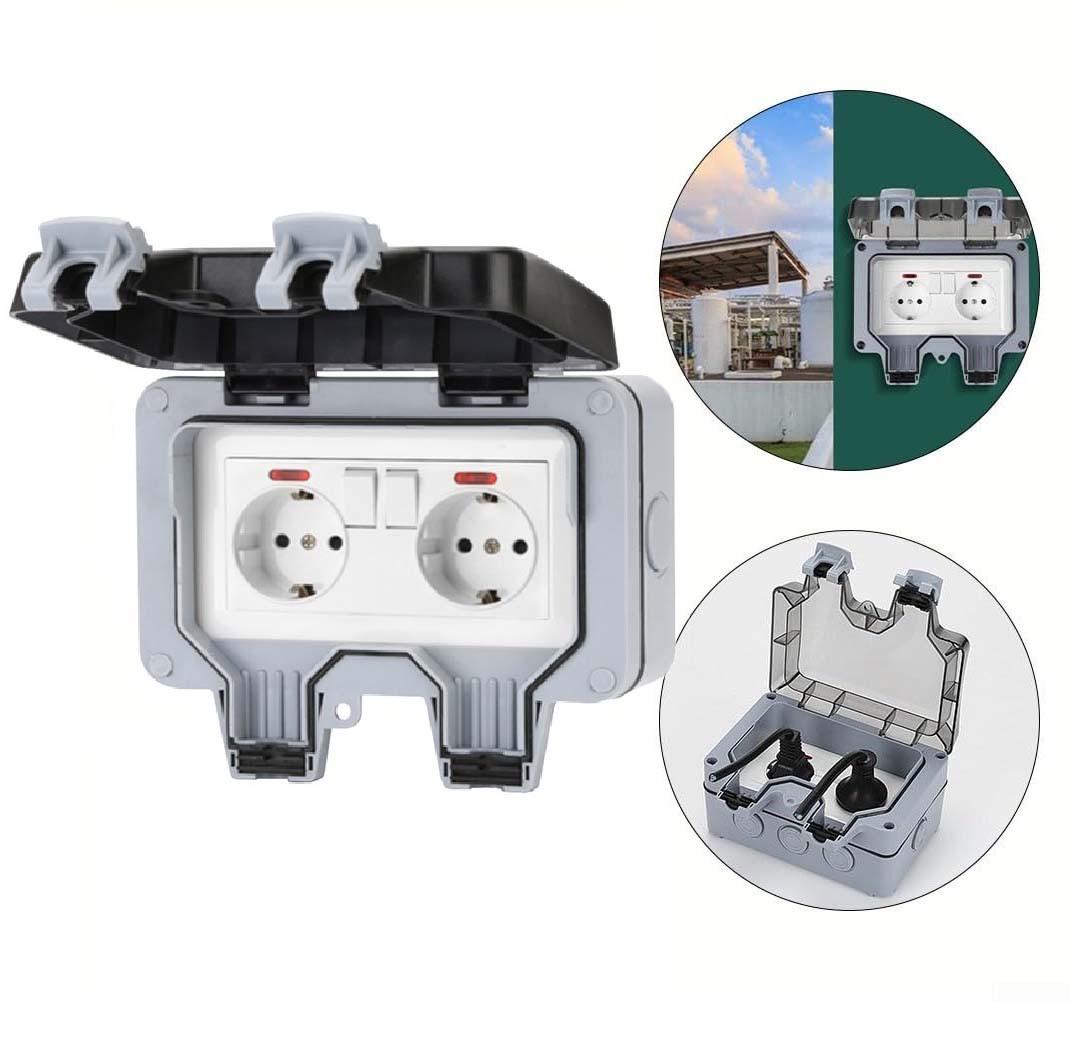 Розетка зовнішня вологозахищена RHCP-66 - фото 2 Розетка зовнішня вологозахищена RHCP-66 - фото 2