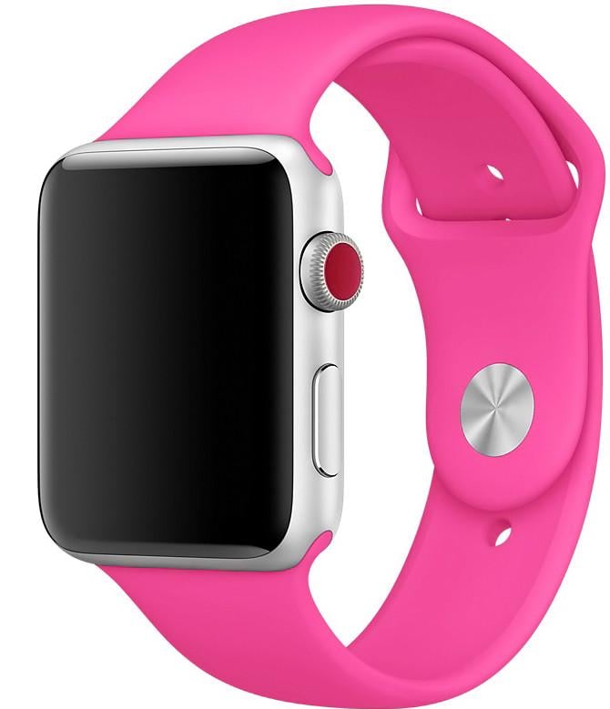 Силіконовий ремінець Band Sport Series for Apple Watch 45/44/42mm, Bright Pink (HC)