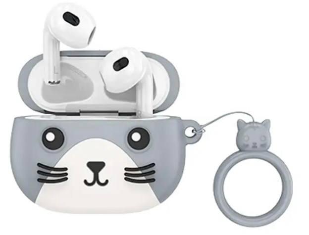 Навушники бездротові Hoco EW46 Grey (30375334)