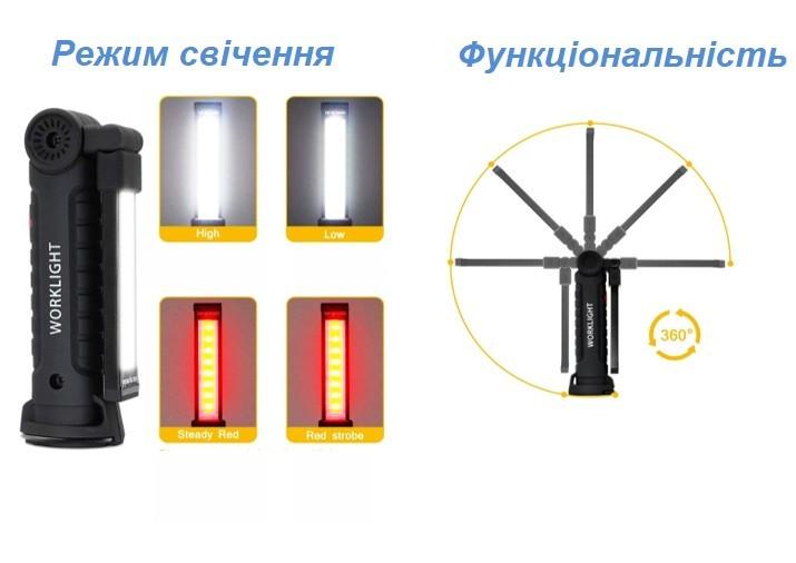 Ліхтар акумуляторний LED WAN/Lh 6SL IP65 - фото 7