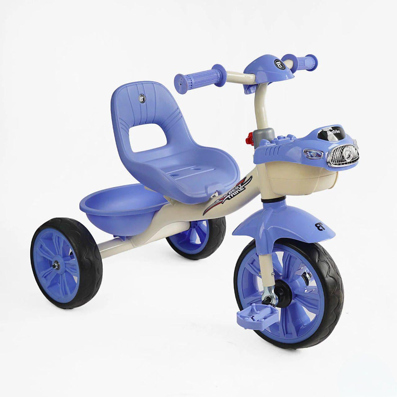 Детский трехколесный велосипед Best Trike BS-60811 со светом и музыкой Фиолетовый