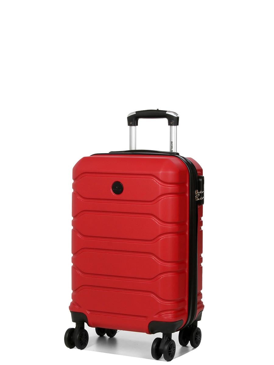 Чемодан Airtex 613 дорожный малый под ручную кладь поликарбонат 41 л 53x36x21 см Красный