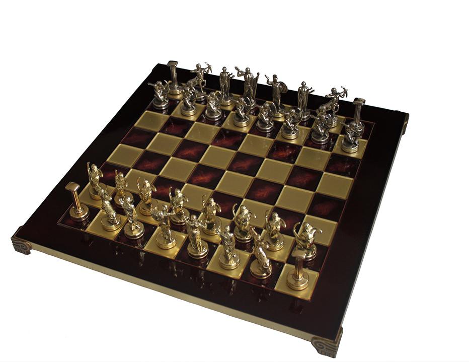 Шахматы эксклюзивные Manopoulos Геркулес 36х36см (S5RED)