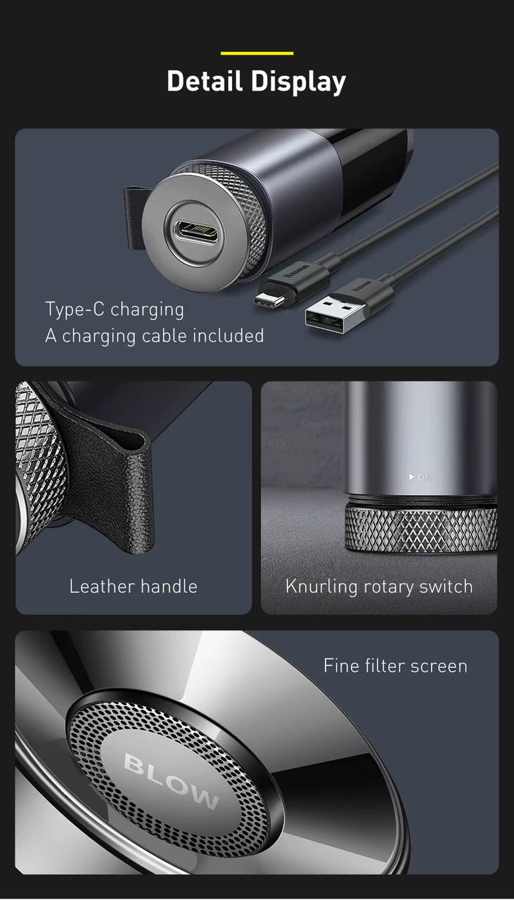 Алкотестер бесконтактный высокоточный BASEUS (2235473054) - фото 5 Алкотестер бесконтактный высокоточный BASEUS (2235473054) - фото 5