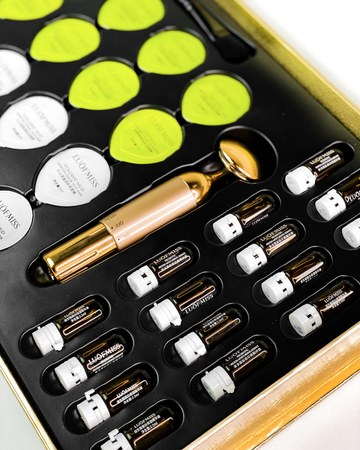 Подарунковий набір для комплексного догляду за шкірою обличчя Luofmiss Hydration And Tenderness 33 Piece Set (030902) - фото 8 Подарунковий набір для комплексного догляду за шкірою обличчя Luofmiss Hydration And Tenderness 33 Piece Set (030902) - фото 8