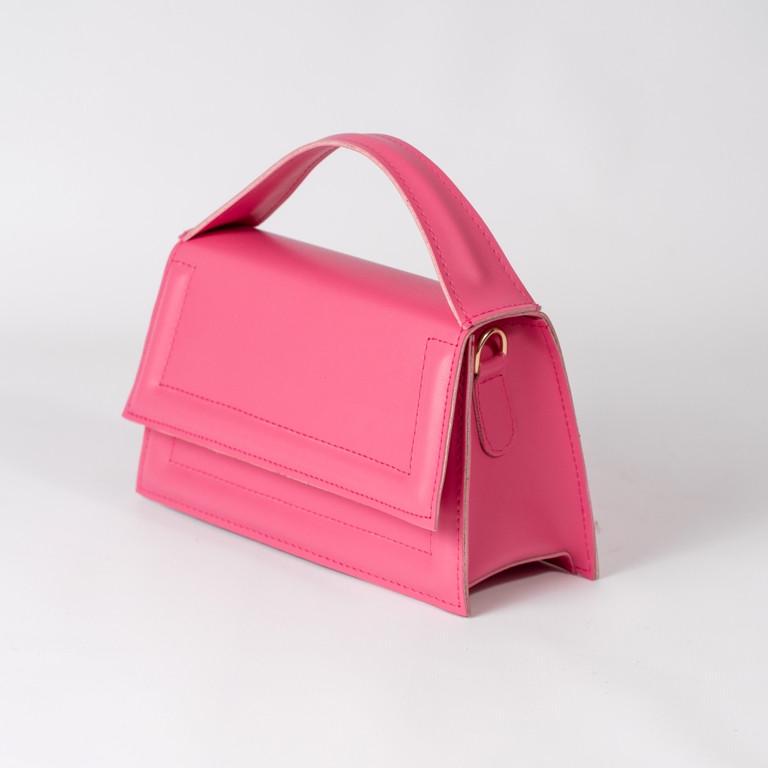 Сумка женская кросс-боди из гладкой экокожи XENIA № 17-24 Розовый - фото 3 Сумка женская кросс-боди из гладкой экокожи XENIA № 17-24 Розовый - фото 3