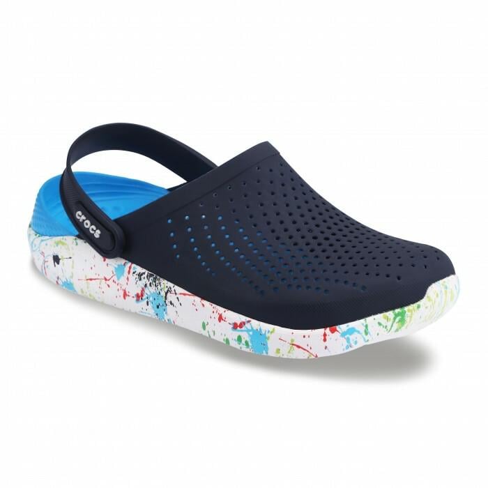 Сабо Crocs LiteRide Clog Mens CS - М9/W11 р. 42 Navy/White Print - фото 3