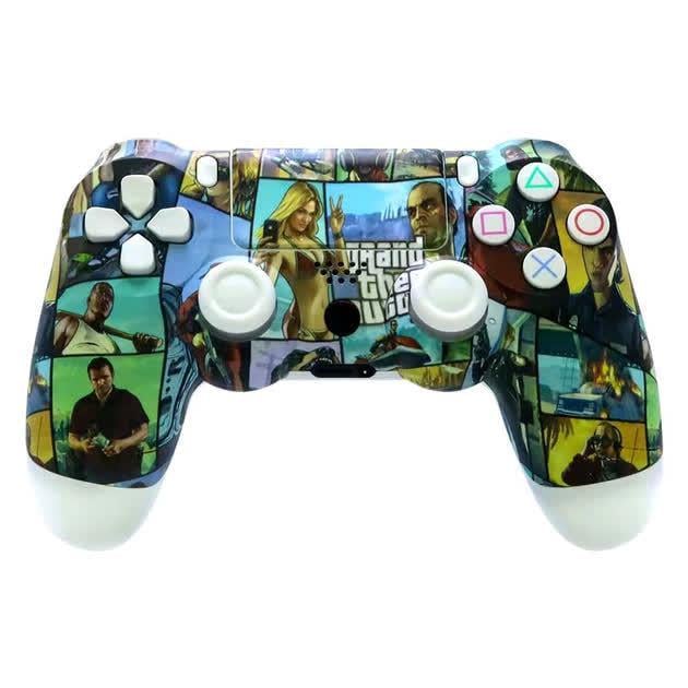 Беспроводной геймпад Double-Motor Vibration 4 Wireless Controller для PS4/PC GTA (28329113)