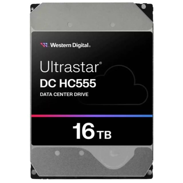 Жорсткий диск внутрішній Western Digital Ultrastar HC555 16TB 7200rpm 512MB