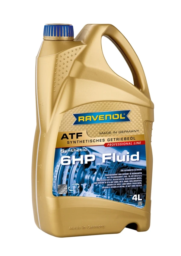Масло для АКПП RAVENOL ATF 6 HP синтетика 4 л (1211112-004)