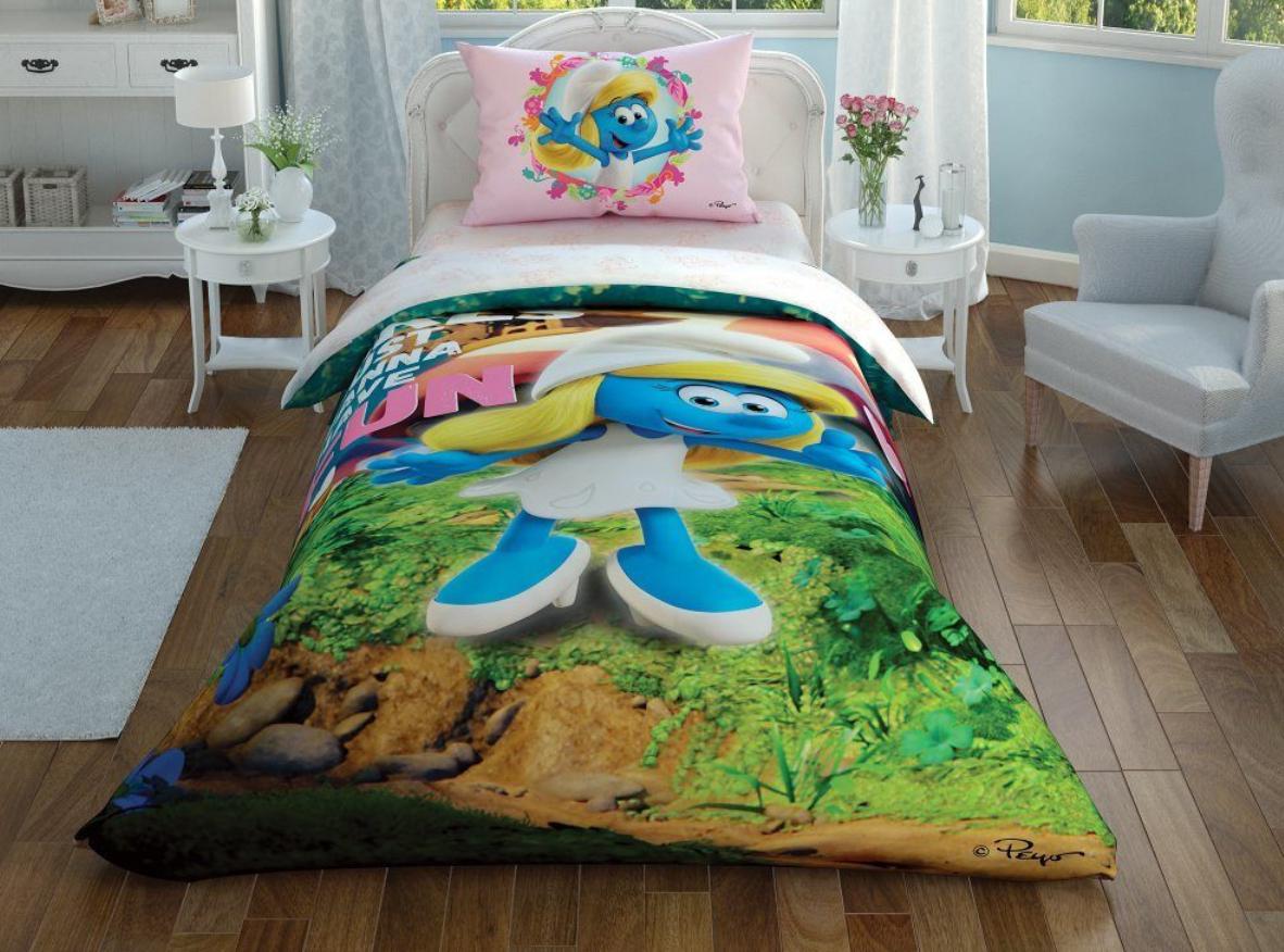 Комплект постільної білизни Tac ранфорс SIRINE FUNNY GIRL Різнокольоровий (2000022279155)