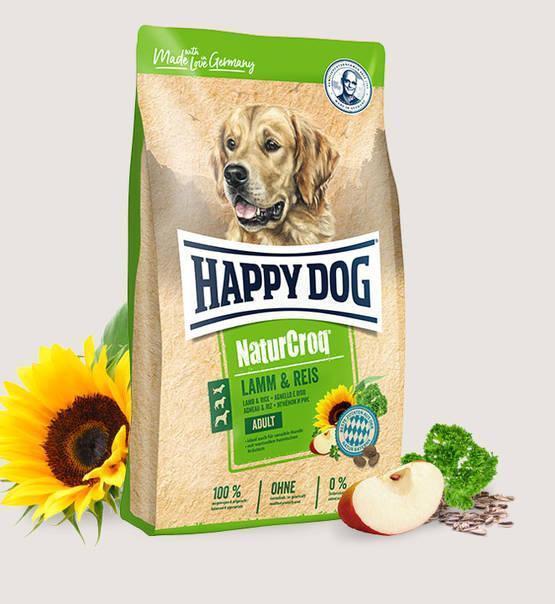 Корм для собак Happy Dog Premium Natur Croq Lamm Reis з ягнятком та рисом 4 кг (60528) - фото 2