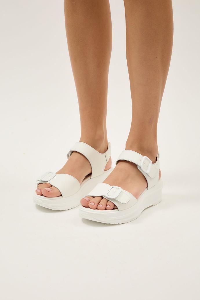 Сандалії жіночі LONZA на платформі р. 38 Білий (198399) - фото 2 Сандалії жіночі LONZA на платформі р. 38 Білий (198399) - фото 2