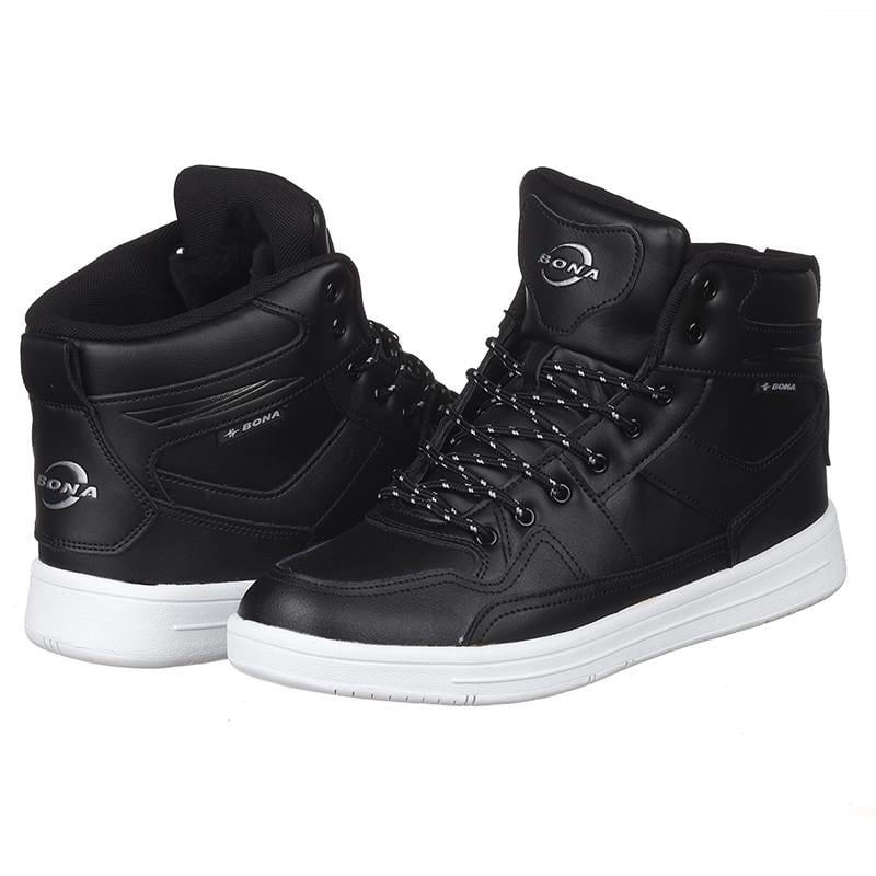 Кросівки чоловічі Bona 853C-6 шкіряні р. 43 Чорний (20062)
