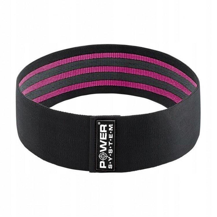 Эспандер для пилатеса Power System PS-4091 Booty Band LVL 1 Black/Pink - фото 7