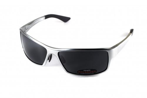 Очки поляризационные BluWater Alumination-1 Silver Polarized Серый