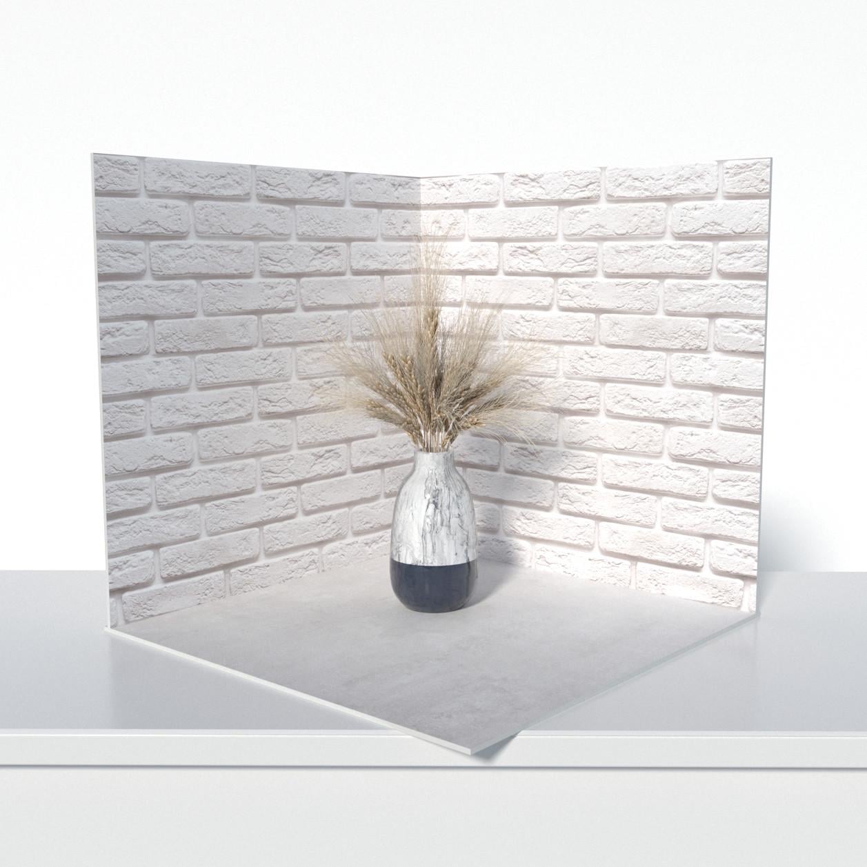 Фотофон пластиковый угловой 3D PolyPlast 50x50x50 см №61024
