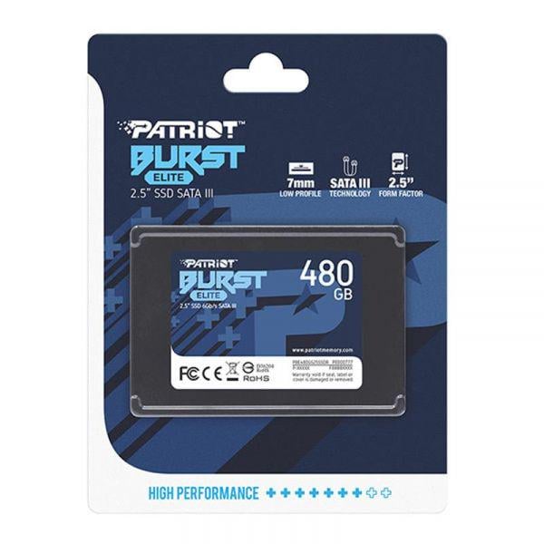 SSD-накопичувач Patriot Burst Elite 480GB 2,5" SATAIII TLC (PBE480GS25SSDR) - фото 3 SSD-накопичувач Patriot Burst Elite 480GB 2,5" SATAIII TLC (PBE480GS25SSDR) - фото 3