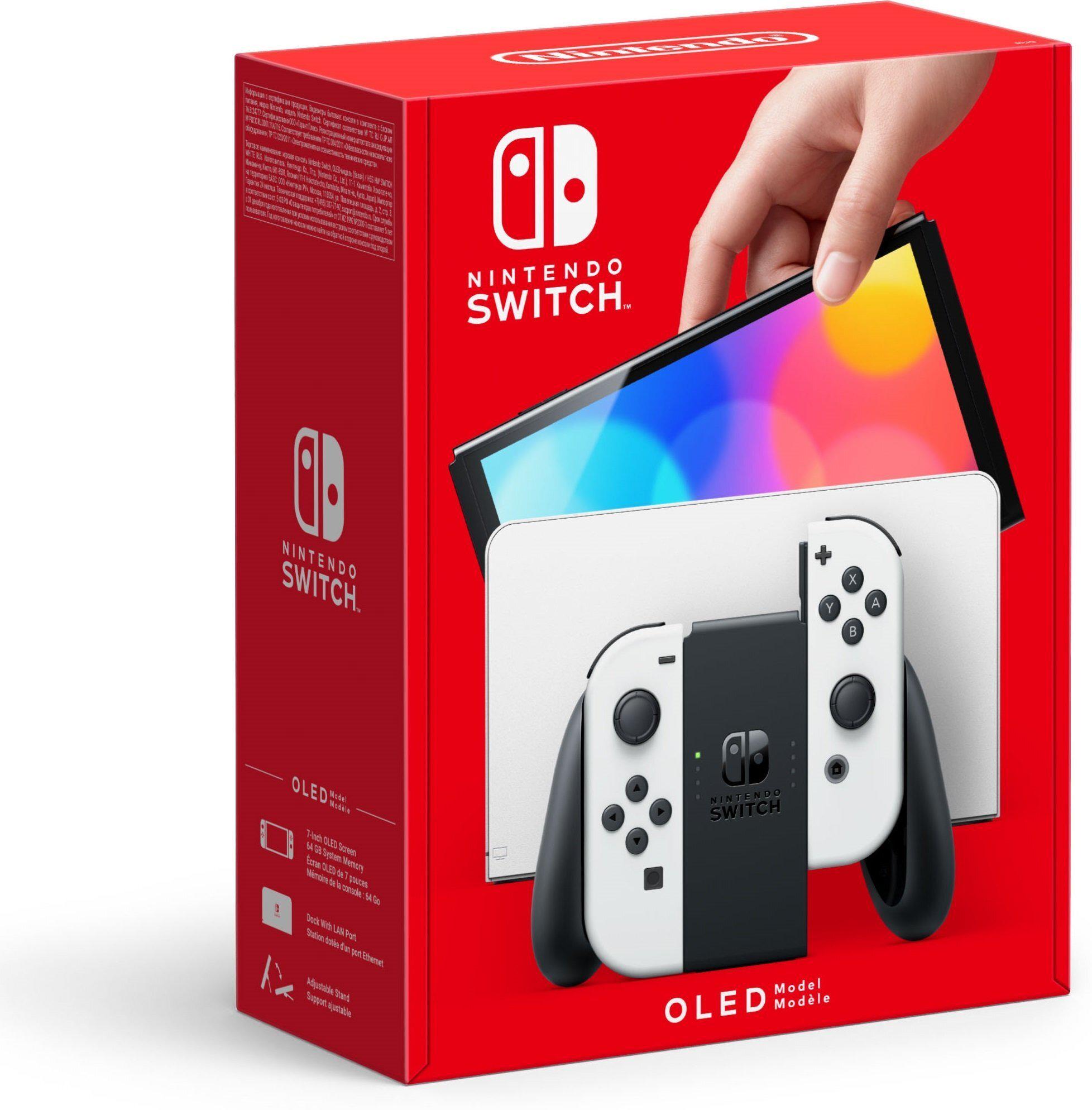 Ігрова консоль Nintendo Switch 7" 4/64 Гб Біло-чорний (045496453435) - фото 5