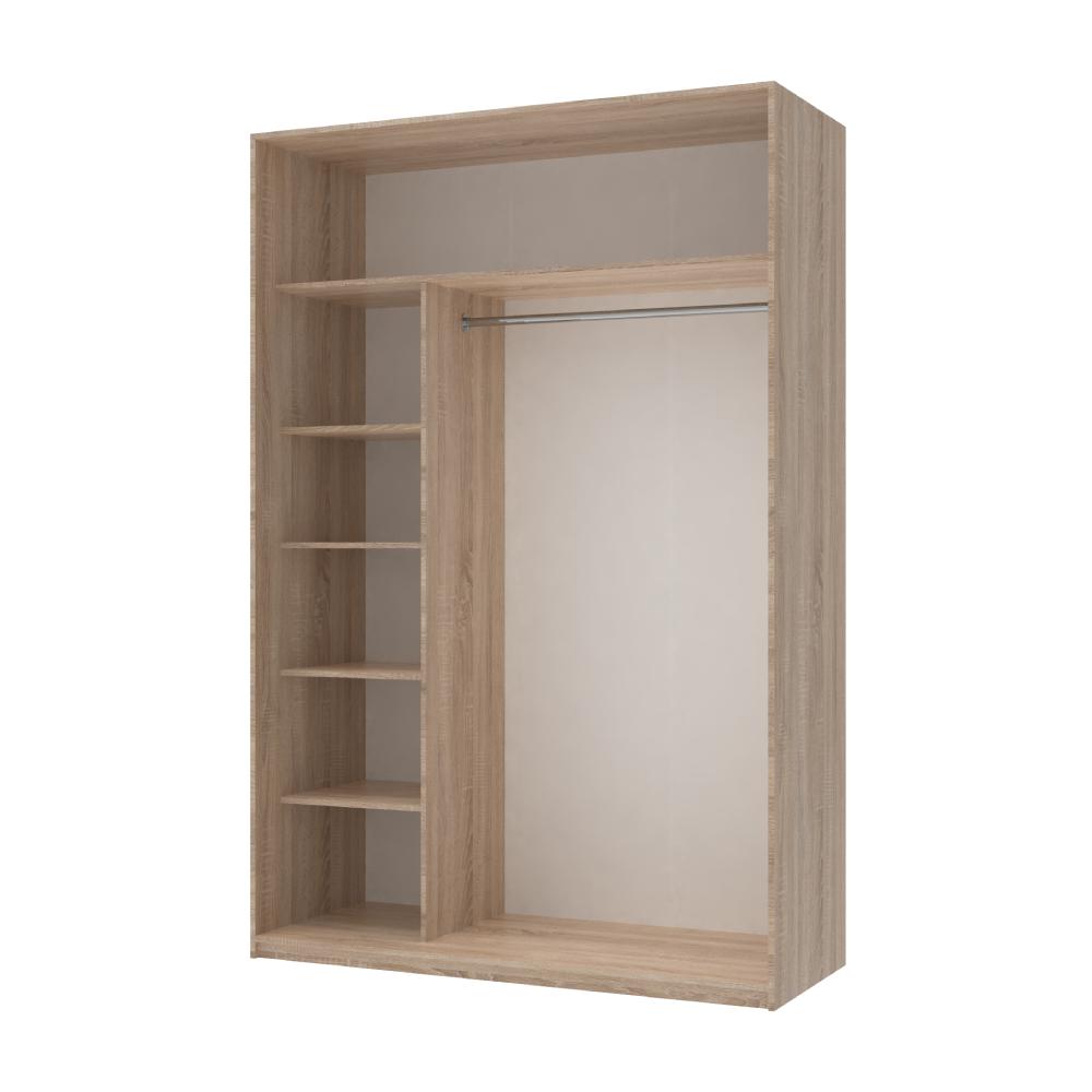 Шкаф-купе двухдверный Doros Сити Лайт 150х60х225 см Дуб сонома (DRS-011093) - фото 3 Шкаф-купе двухдверный Doros Сити Лайт 150х60х225 см Дуб сонома (DRS-011093) - фото 3