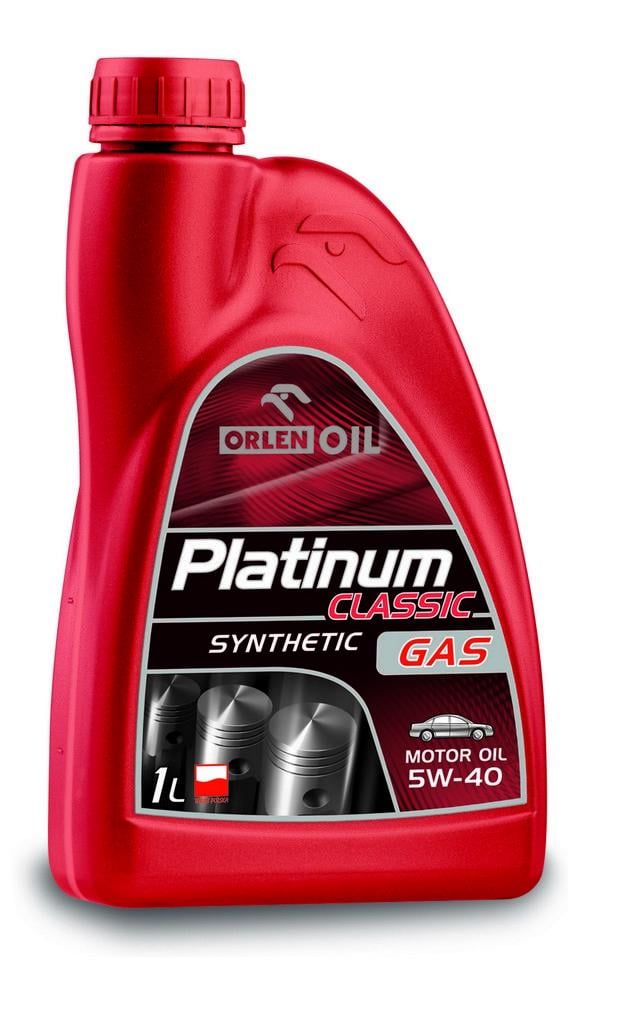 Моторное масло Orlen Oil Platinum Classic GAS Synthetic 1 л (5W-40)