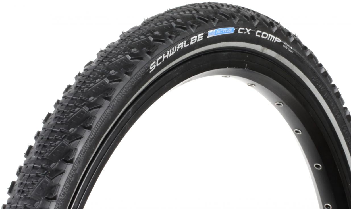 Покрышка велосипедная Schwalbe CxCOMP K-Guard Active B/B-SK + RT HS369 SBC 50EPI 20"x1,75"/47-406 (TIR-56-63)