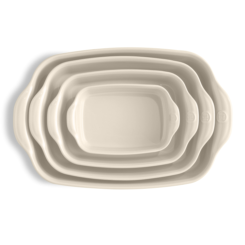 Форма для запікання керамічна Emile Henry Ovenware 36,5 x 23,5 см Бежевий (029652) - фото 5