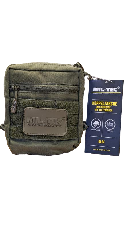 Подсумок Mil-Tec из полиэстера водонепроницаемый 17,5х15х5,5 см Олива (MT2-0824191)